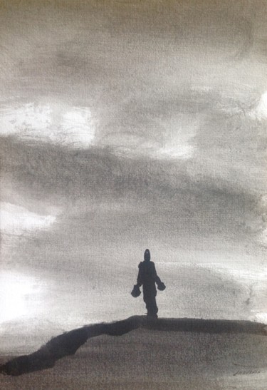 Peinture intitulée "Scène biblique.…" par Arnaud Thévenin, Œuvre d'art originale
