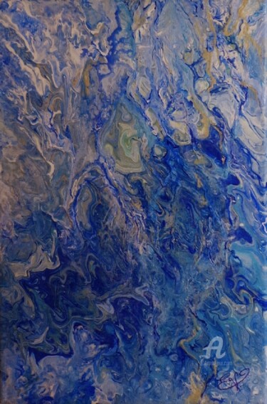 Peinture intitulée "Océan" par Virginie Etignard, Œuvre d'art originale, Acrylique