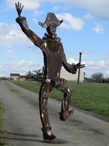 Sculpture intitulée "img-2917.jpg" par Christian Canivenc, Œuvre d'art originale, Métaux