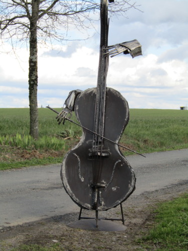 Sculpture intitulée "img-2913.jpgcontreb…" par Christian Canivenc, Œuvre d'art originale, Métaux