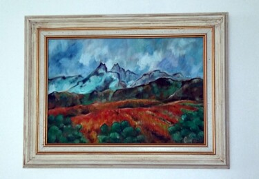 Peinture intitulée "PETITE DENTELLES" par Gerard Lami, Œuvre d'art originale, Huile