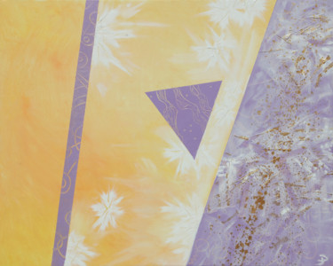 Peinture intitulée "Isocèle" par Pierre Ecrepont, Œuvre d'art originale, Huile