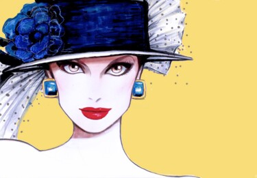fashion illustration - fashion Art 제목이 "fashion illustratio…"인 그림 Pilar Agrelo Art로, 원작, 잉크