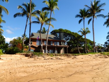Photographie intitulée "Hawaii.        Plage" par Arnaud Thévenin, Œuvre d'art originale