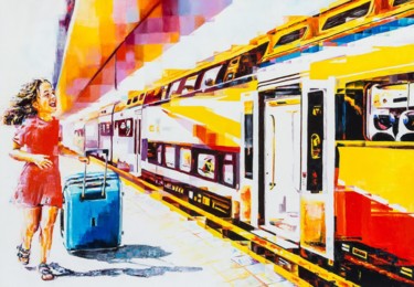 Pittura intitolato "Joie de vivre" da Assunta Cassa, Opera d'arte originale, Olio