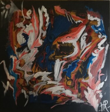 l'Ogre.jpg Peinture intitulée "l'Ogre.jpg" par Hélène Ribeyrolles, Œuvre d'art originale, Huile