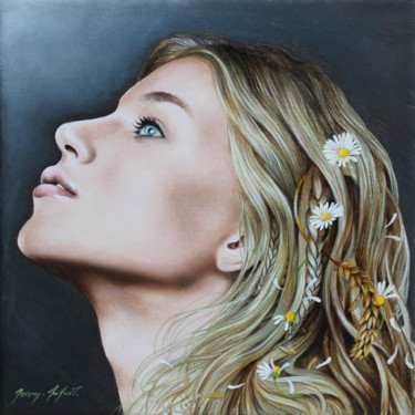 Peinture intitulée "Sensation printaniè…" par Jérémy Piquet, Œuvre d'art originale, Huile Monté sur Châssis en bois