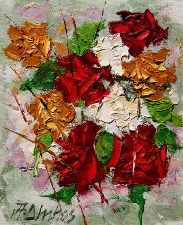 "Giardino d'Amore" by ANDRE DLUHOS Painting titled ""Giardino d'Amore"…" by Andre, Yary, & Peter Dluhos, Original Artwork, Oil