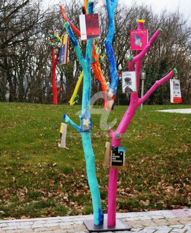 Sculpture intitulée "Intellectual Tree" par Emma Henriot, Œuvre d'art originale