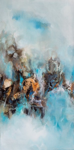 Frozen Peinture intitulée "Frozen" par Nathalie Bardyn, Œuvre d'art originale, Acrylique