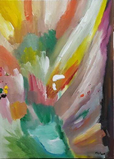 Painting titled "Effervescence" by Miguelle Mahuton, Original Artwork