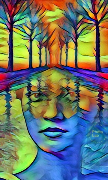 Portrait de femme transformer