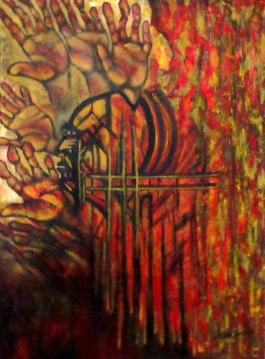 Peinture intitulée "sexual-harrassement…" par Marianne Charlotte Mylonas-Svikovsky (Marlo), Œuvre d'art originale, Acrylique