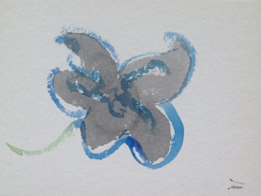 Peinture intitulée ""Végétation d'Hawai…" par Arnaud Thévenin, Œuvre d'art originale, Aquarelle