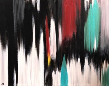 "Chutes"-100-sur-80-cm-acrylique.jpg Painting titled ""Chutes"-100-sur-80…" by Hélène Dekoninck, Original Artwork, Acrylic Mounted on Wood Stretcher frame