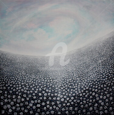 Pintura titulada "Lumière végétale" por Henri Ibara, Obra de arte original, Acrílico