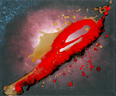 Peinture intitulée "Obsession" par Maseko, Œuvre d'art originale, Acrylique