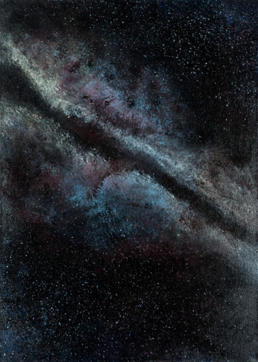 Peinture intitulée "Milky Way" par Maseko, Œuvre d'art originale, Acrylique