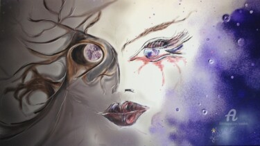 La vision 「La vision」というタイトルの絵画 Almakanによって, オリジナルのアートワーク, アクリル