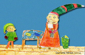 Dibujo titulada "Laurianne Héroux" por Fanie Lefebvre (Multicol'Art), Obra de arte original
