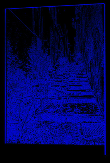 Printmaking titled "le quartier du pani…" by Tayeb Keraoun, Original Artwork