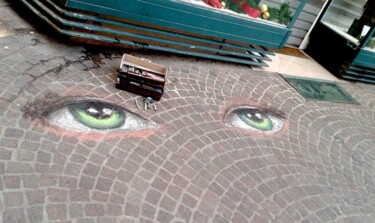 Street painting Noel 2017