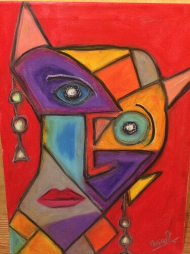 Peinture intitulée "humanoanimal" par Pascal 5, Œuvre d'art originale
