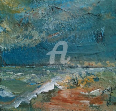 Peinture intitulée "Souffle' Vague" par Véronique Soitel, Œuvre d'art originale