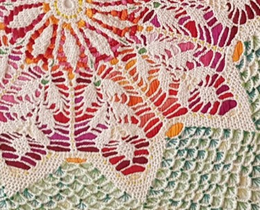 제목이 "summer-garden-detai…"인 섬유 예술 Marianne Camus로, 원작