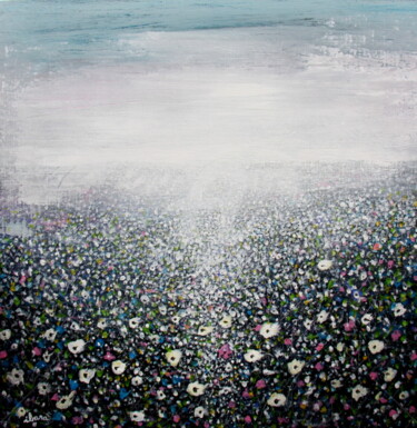 Peinture intitulée "Lumière végétale" par Henri Ibara, Œuvre d'art originale, Acrylique