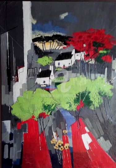 Peinture intitulée "Stangalard III" par James Burgevin, Œuvre d'art originale, Acrylique