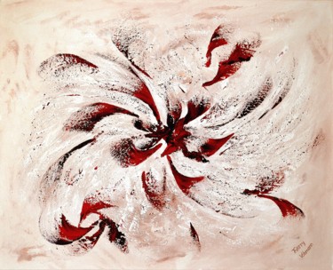 born-to-be-alive-100x81-cm 제목이 "born-to-be-alive-10…"인 미술작품 Thierry Vobmann로, 원작, 아크릴 나무 들것 프레임에 장착됨