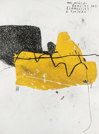 Peinture intitulée "L'IMMENSITE - VASTN…" par Luc Pierre, Œuvre d'art originale, Collages