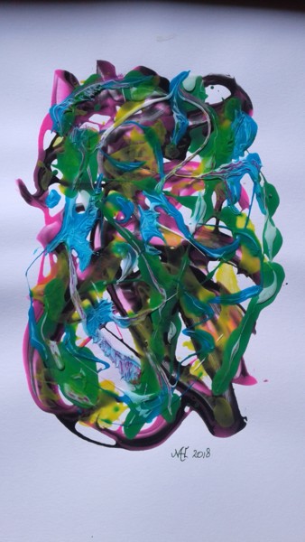 Schilderij getiteld "20180331-142417.jpg" door Marianne Huizinga, Origineel Kunstwerk