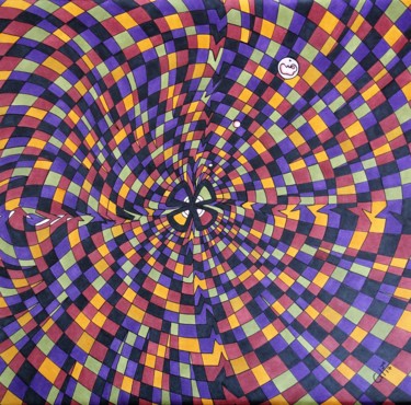 Desenho intitulada "Embryon cosmique 7" por Vincent Gibert, Obras de arte originais, Marcador