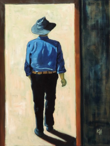 L'homme au chapeau gris