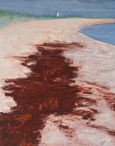 Peinture intitulée "greve-15" par Guénaël Henrion, Œuvre d'art originale, Huile