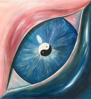 绘画 标题为“Instant 3.0 (l'Oeil…” 由Francoise Delpérée, 原创艺术品, 油