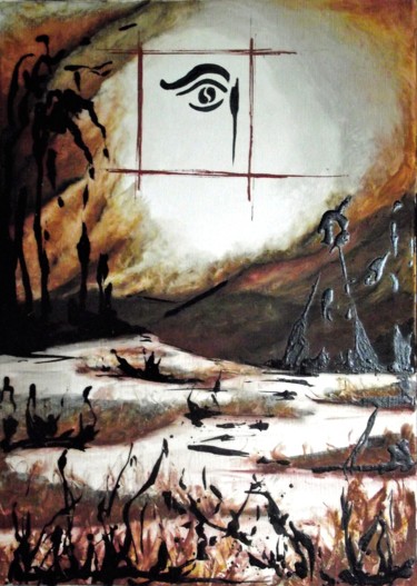 绘画 标题为“Oiseaux de lumiére…” 由Cyril Lagorce, 原创艺术品, 油