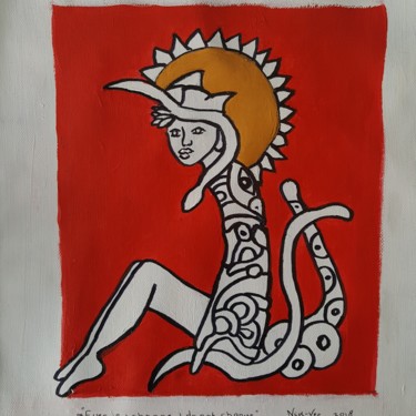 Schilderij getiteld "Change" door Nikv, Origineel Kunstwerk