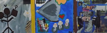 Painting titled "TRANSFORMATION" by Cathy Renard (CY), Original Artwork, Acrylic