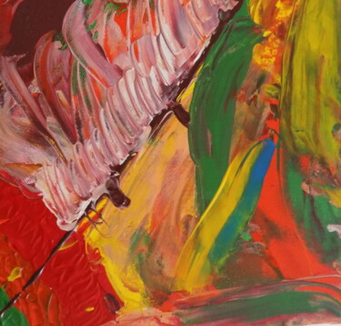 「LES RELATIONS AUX A…」というタイトルの絵画 Cathy Renard (CY)によって, オリジナルのアートワーク, アクリル