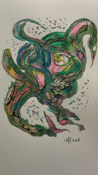 Schilderij getiteld "20180406-003718.jpg" door Marianne Huizinga, Origineel Kunstwerk