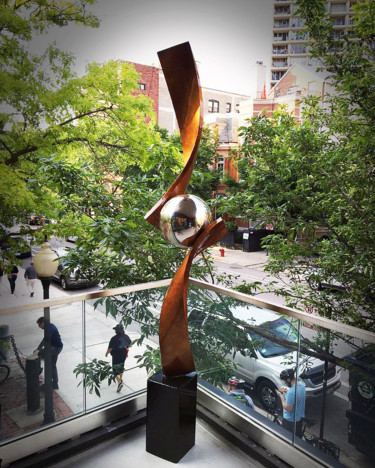Verve' Bronze Edition Sculpture titled "Verve' Bronze Editi…" by Hunter Brown, Original Artwork, Metals