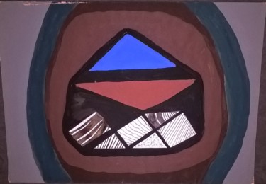 Peinture intitulée "l'enveloppe affamée…" par Claudia Marie Eugénie (Cocoâlô), Œuvre d'art originale, Acrylique