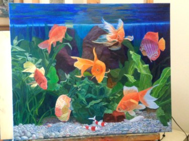 제목이 "Acquario"인 미술작품 Cigno로, 원작, 아크릴