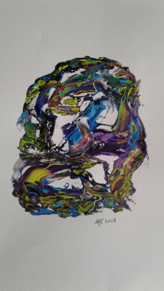 Schilderij getiteld "20180409-110706.jpg" door Marianne Huizinga, Origineel Kunstwerk