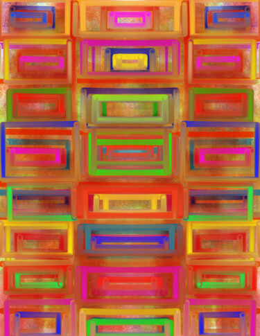 Digital Arts titled "Eden (peinture intu…" by Kali, Original Artwork, Digital Painting