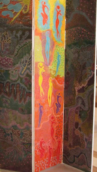 Artisanat intitulée "paravent0.jpg" par Patrick Dupont, Œuvre d'art originale