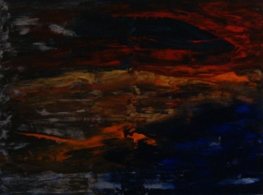Peinture intitulée "Projection vers le…" par Michel Aucoin, Œuvre d'art originale, Acrylique